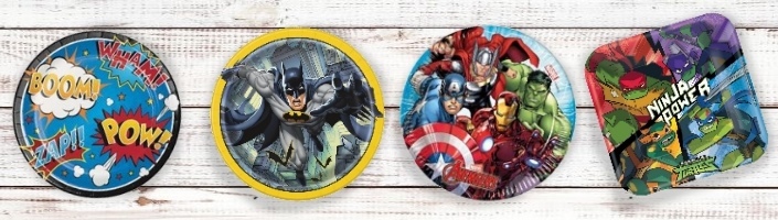 Adult's Superhero Party Supplies | Ranges | Ideas | Packs